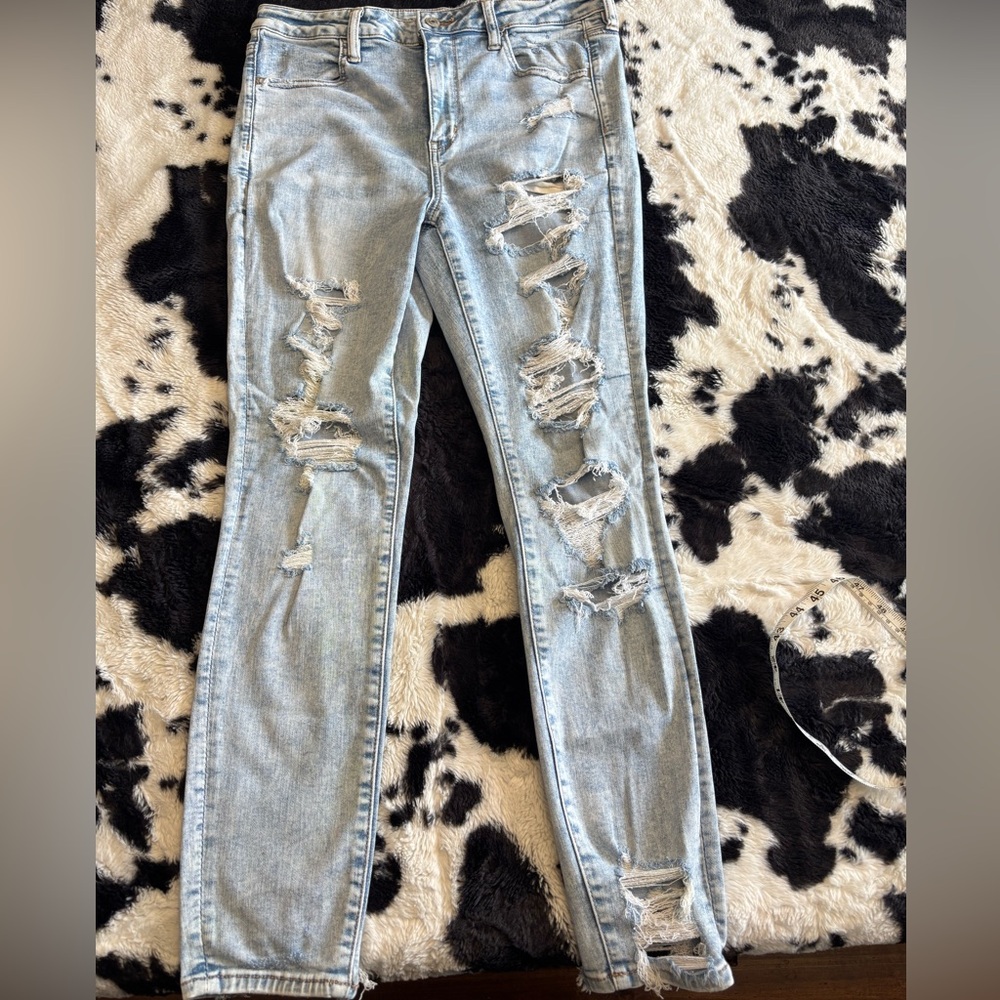 American eagle super high rise jegging
